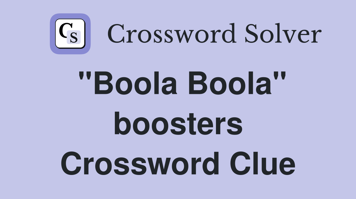 "Boola Boola" boosters Crossword Clue