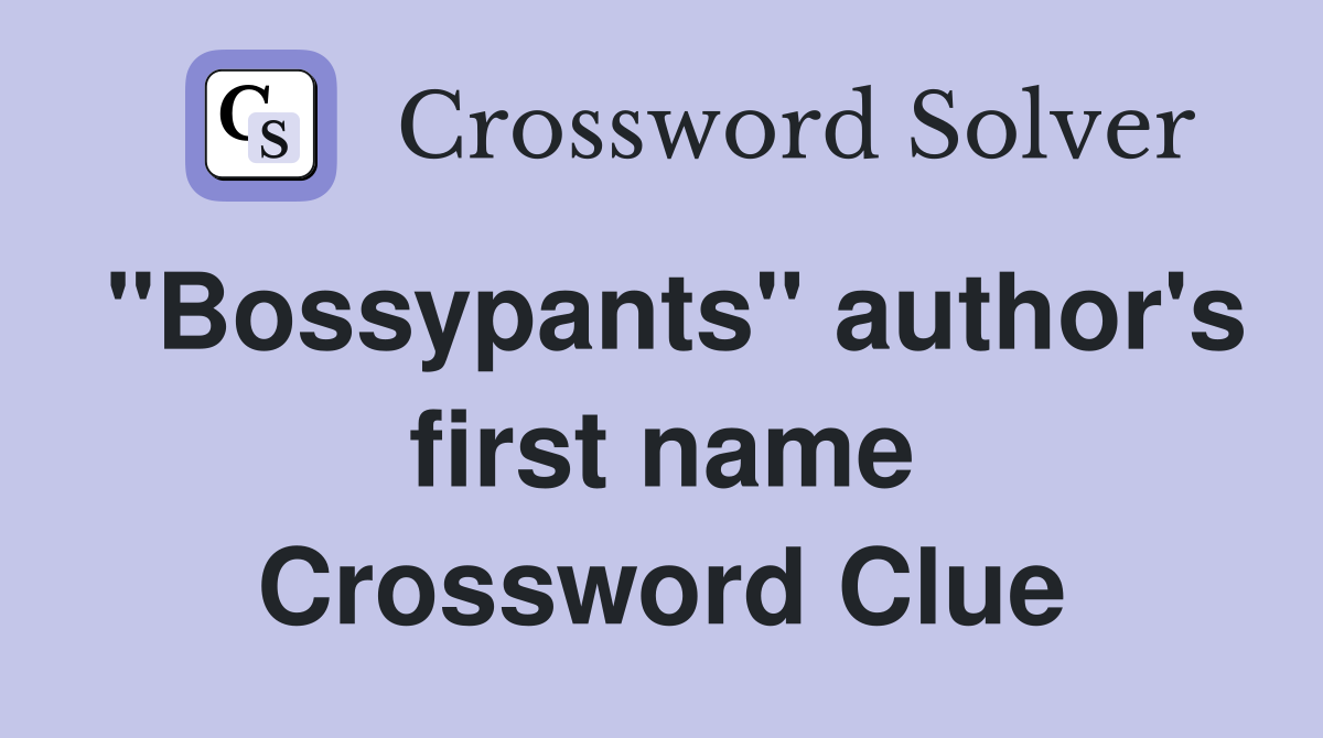 "Bossypants" author's first name Crossword Clue