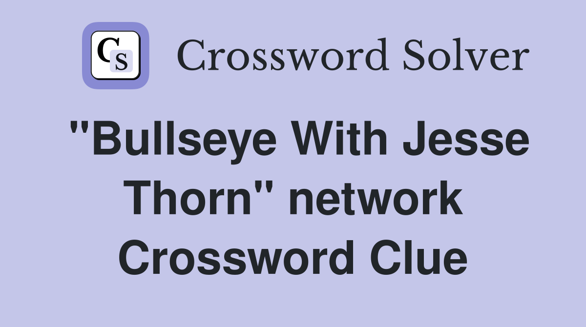 "Bullseye With Jesse Thorn" network Crossword Clue