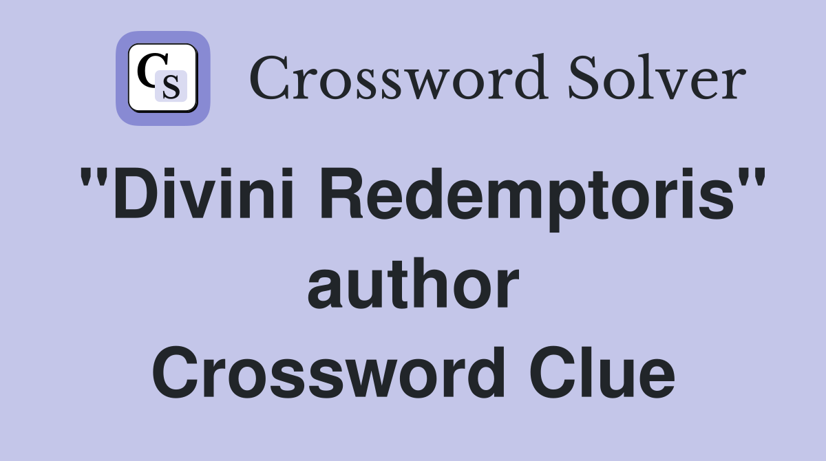 "Divini Redemptoris" author Crossword Clue