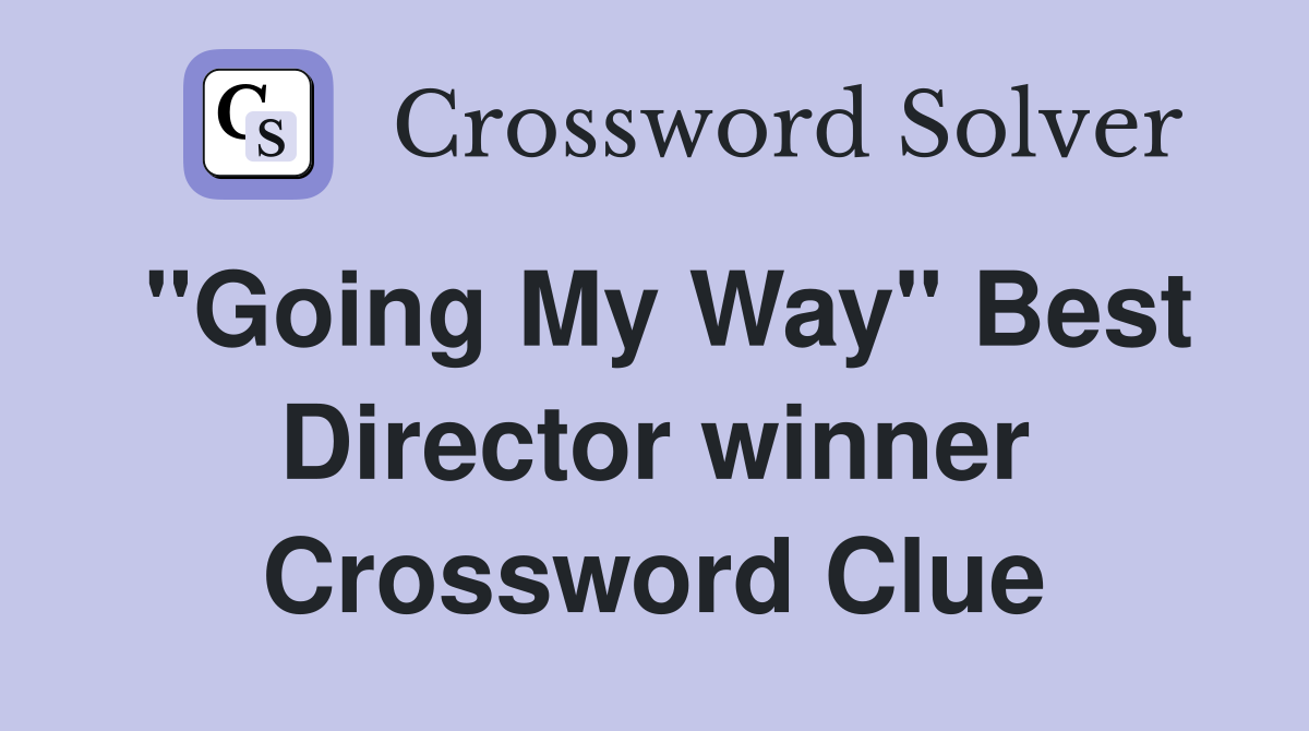 "Going My Way" Best Director winner Crossword Clue