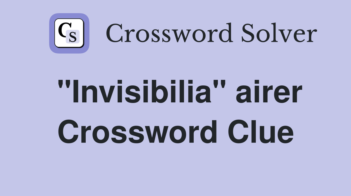 "Invisibilia" airer Crossword Clue