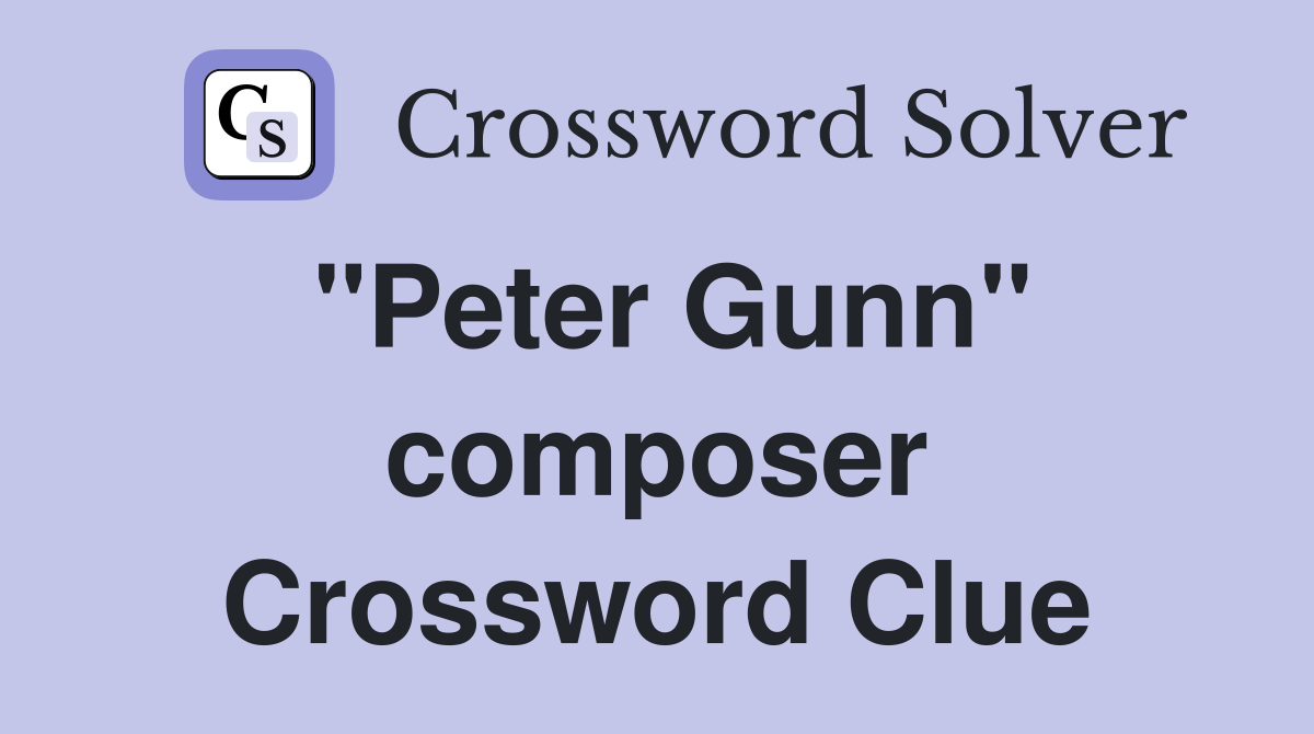 "Peter Gunn" composer Crossword Clue