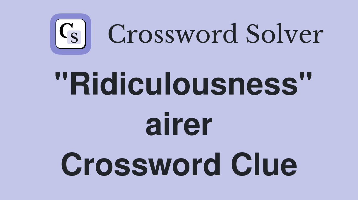 "Ridiculousness" airer Crossword Clue