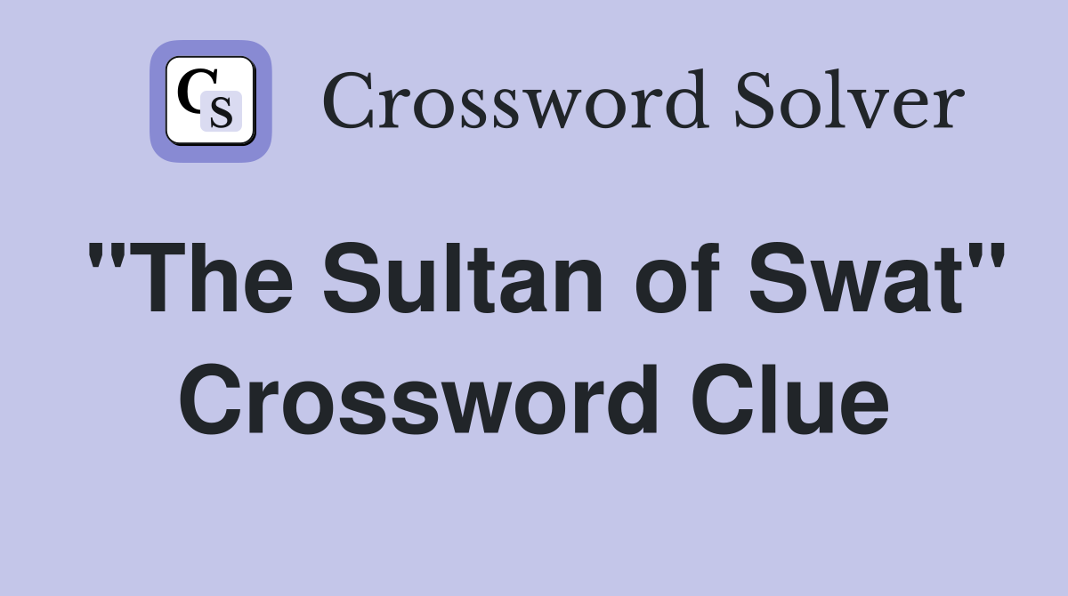"The Sultan of Swat" Crossword Clue
