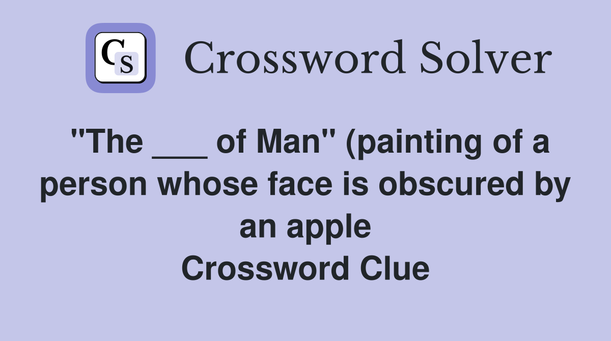 quot The of Man quot (painting of a person whose face is obscured by an quot The of Man quot (painting of a person whose face is obscured by an