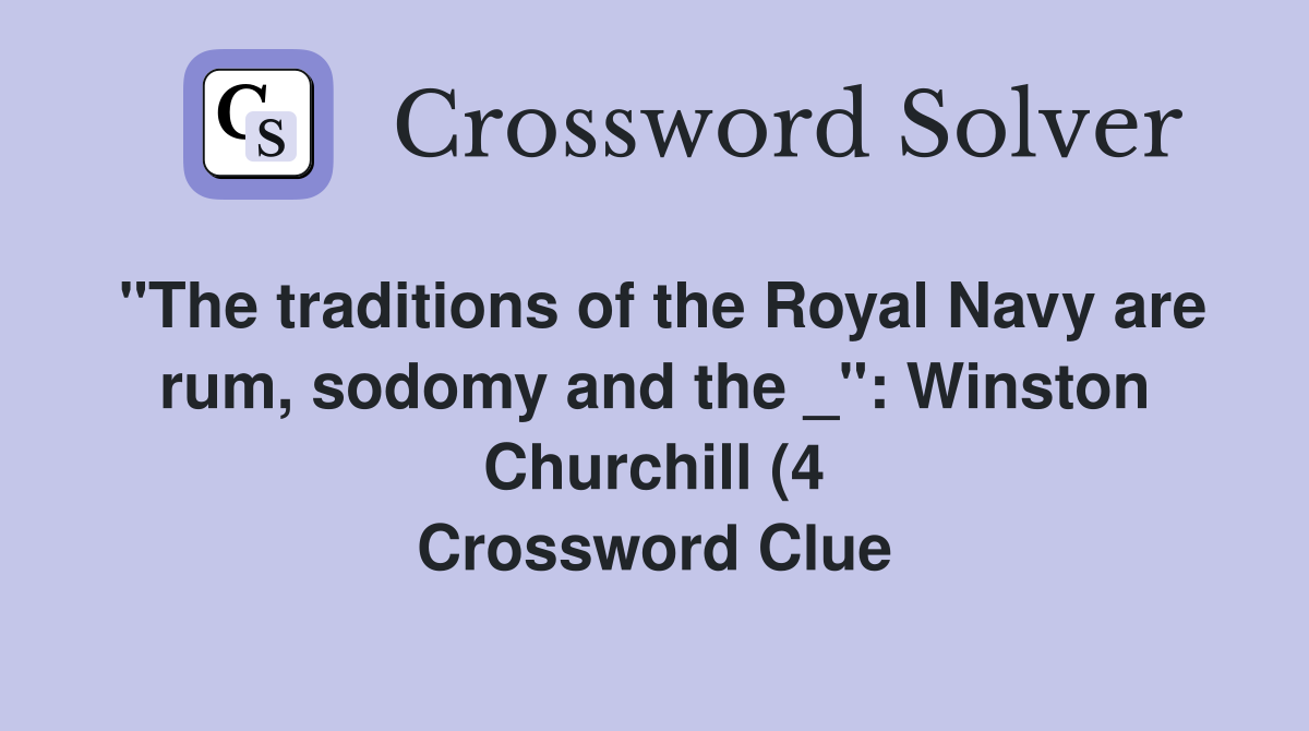 quot The traditions of the Royal Navy are rumand the quot : Winston quot The traditions of the Royal Navy are rumand the quot : Winston