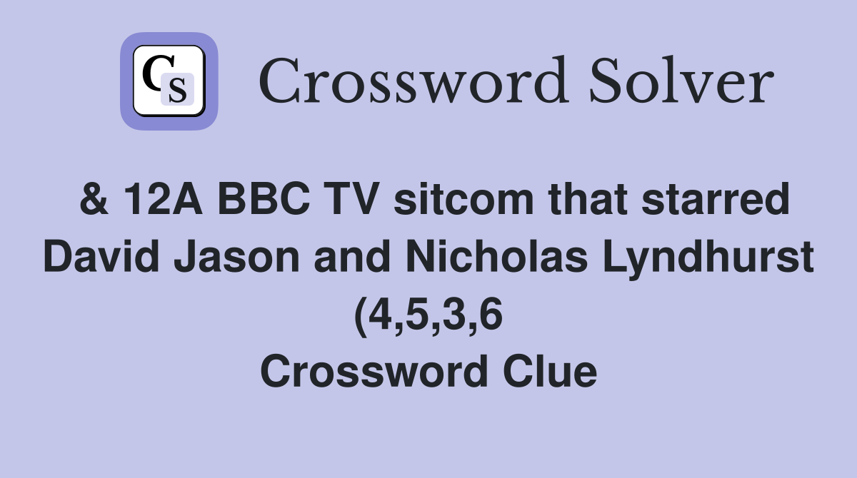 12A BBC TV sitcom that starred David Jason and Nicholas Lyndhurst (4 12A BBC TV sitcom that starred David Jason and Nicholas Lyndhurst (4