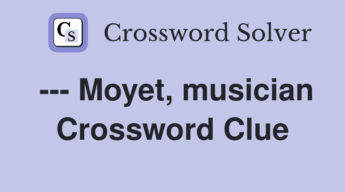--- Moyet, musician Crossword Clue