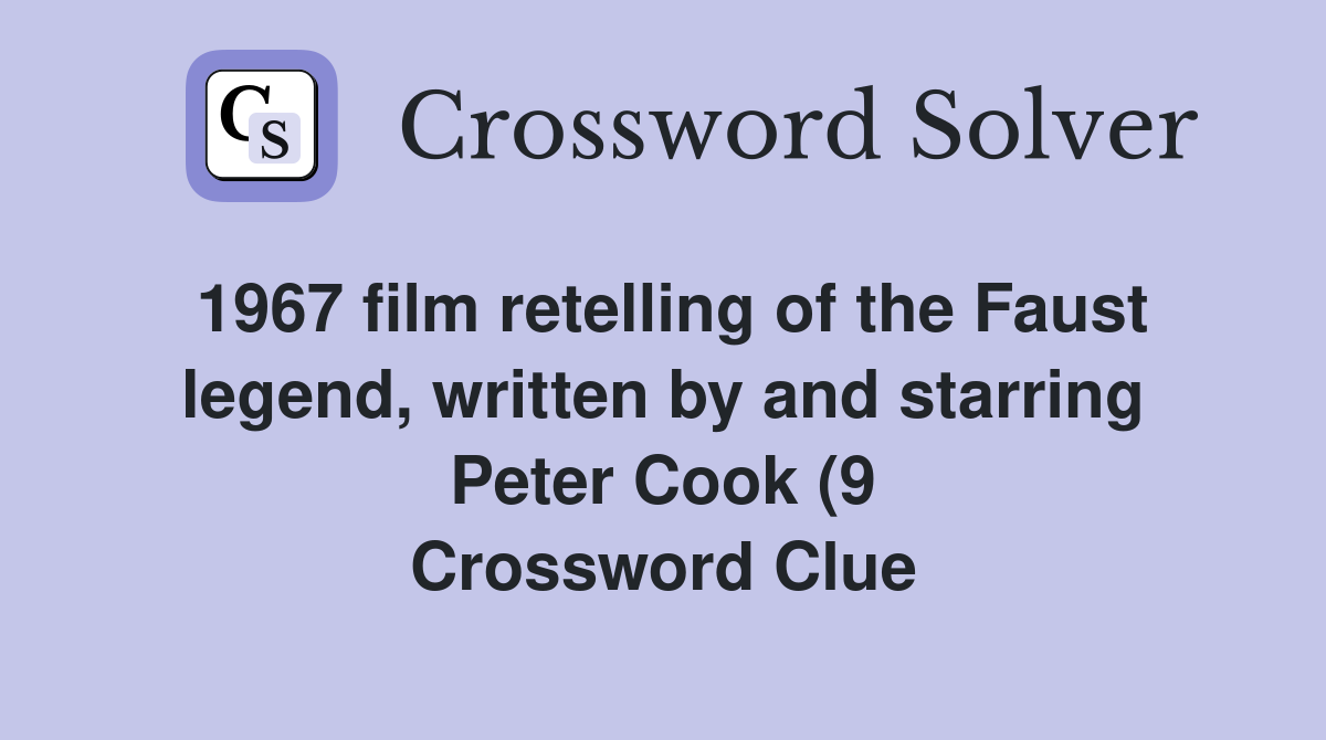 1967 film retelling of the Faust legend written by and starring Peter 1967 film retelling of the Faust legend written by and starring Peter