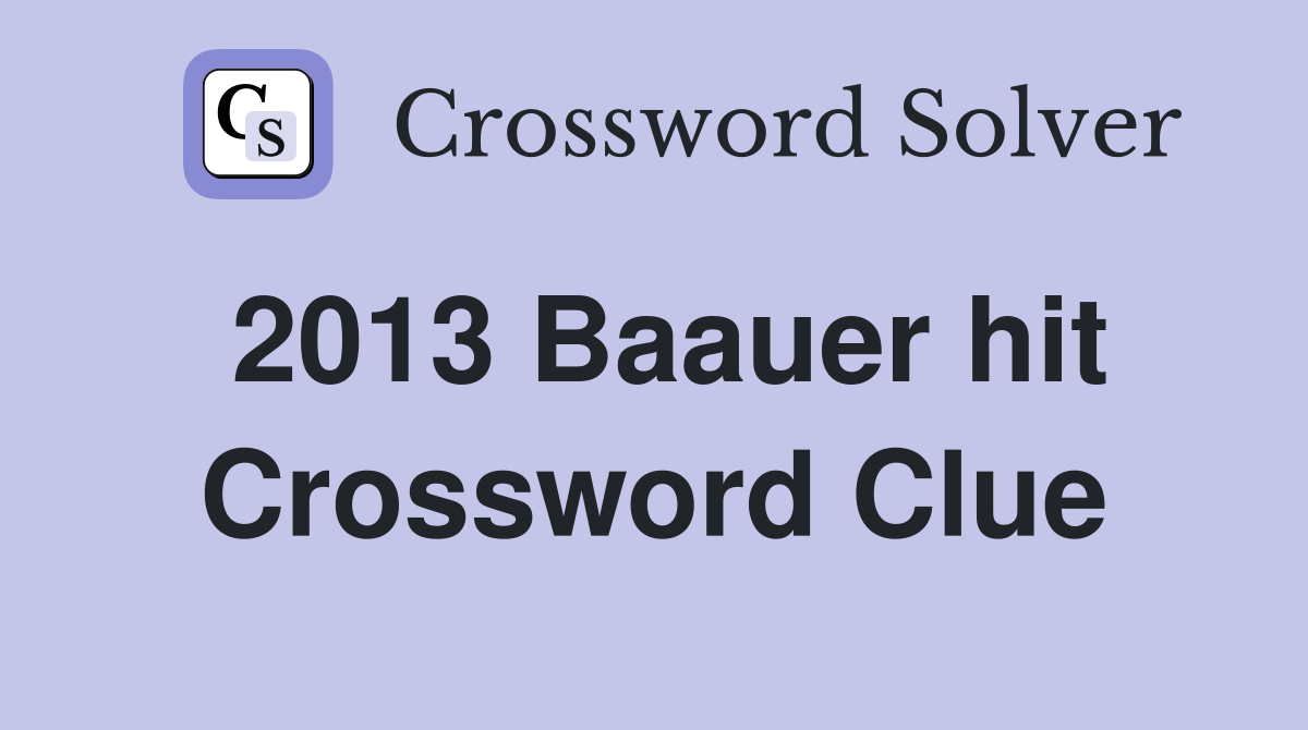 2013 Baauer hit Crossword Clue