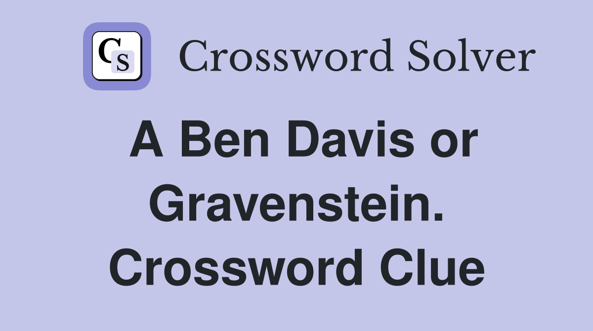 A Ben Davis or Gravenstein. Crossword Clue