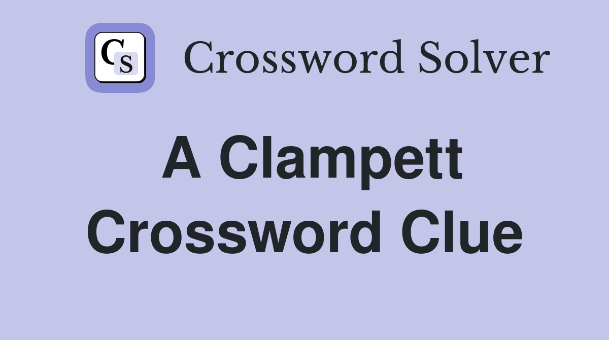 A Clampett Crossword Clue