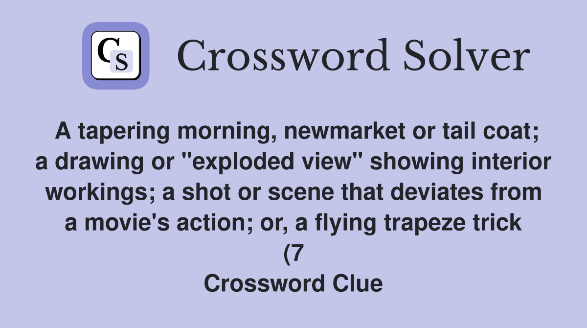 A tapering morning newmarket or tail coat a drawing or quot exploded view A tapering morning newmarket or tail coat a drawing or quot exploded view