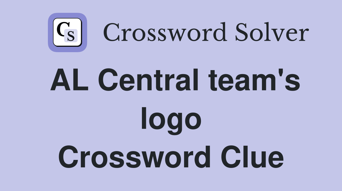 AL Central team's logo Crossword Clue