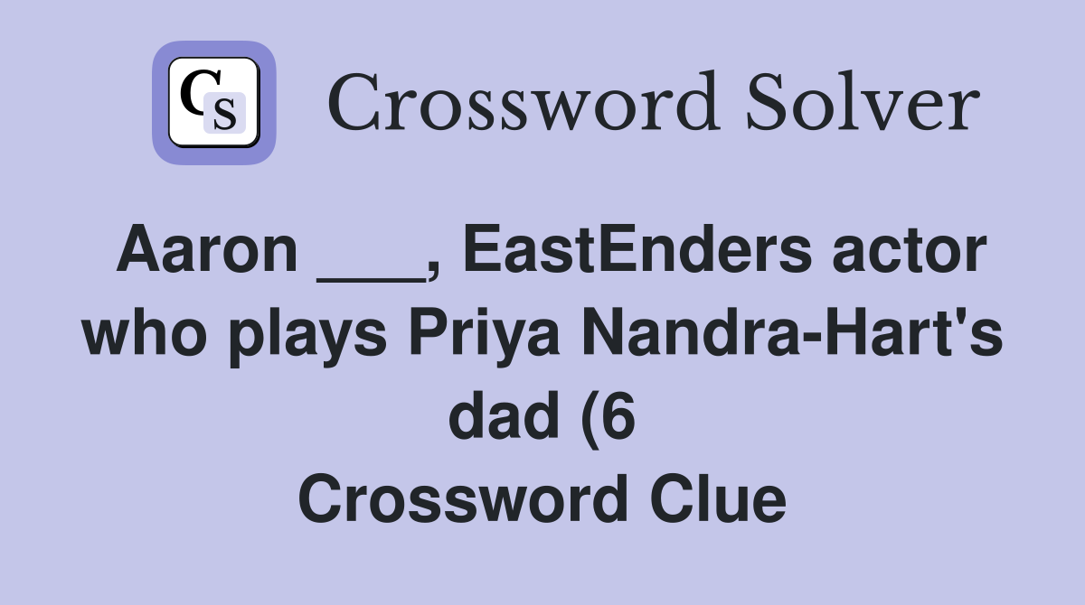 Aaron EastEnders actor who plays Priya Nandra Hart #39 s dad (6 Aaron EastEnders actor who plays Priya Nandra Hart #39 s dad (6