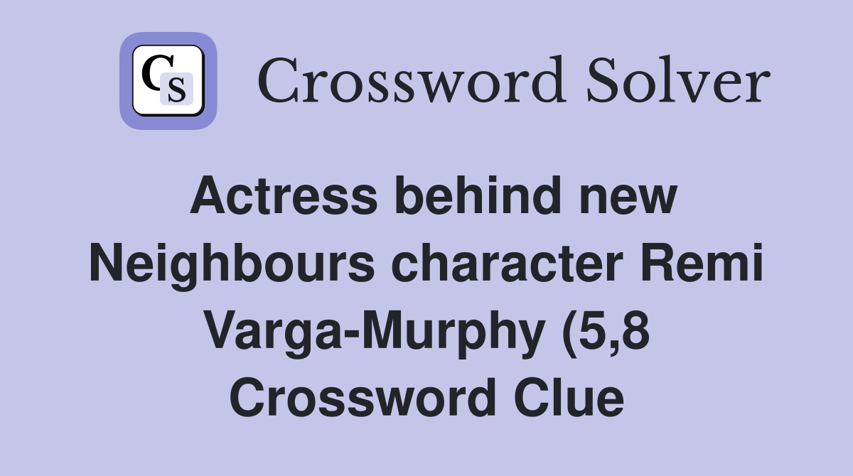 Actress behind new Neighbours character Remi Varga Murphy (5 8 Actress behind new Neighbours character Remi Varga Murphy (5 8