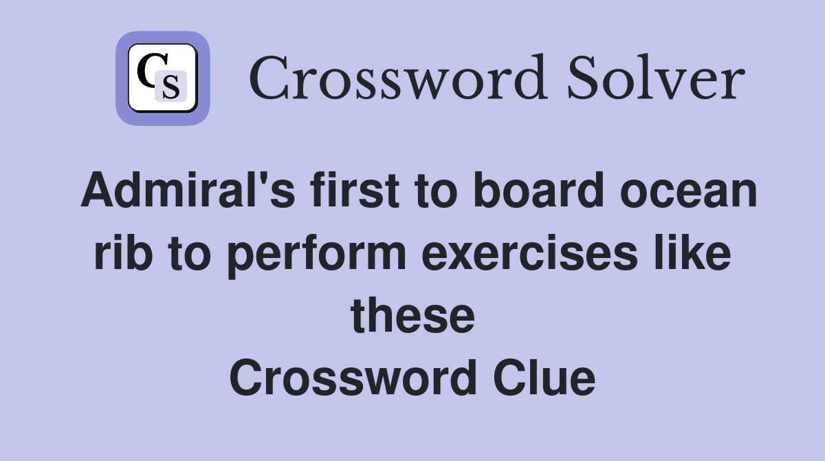 Admiral #39 s first to board ocean rib to perform exercises like these