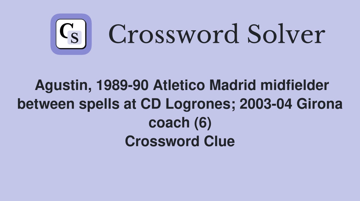 Agustin 1989 90 Atletico Madrid midfielder between spells at CD