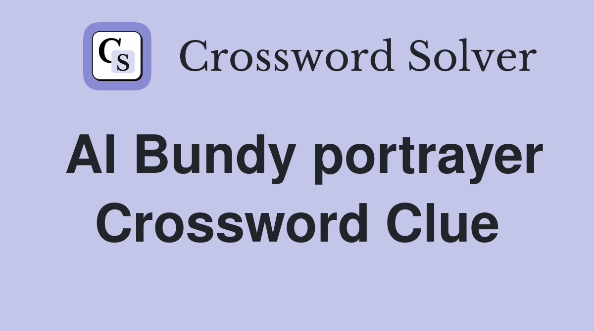 Al Bundy portrayer Crossword Clue