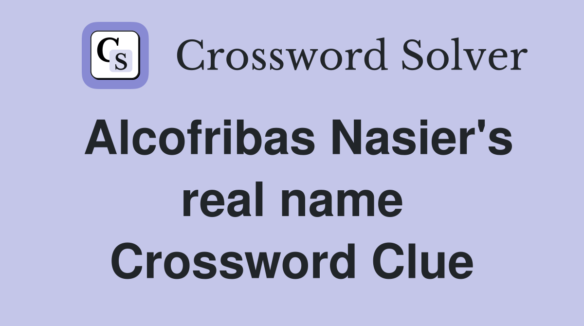 Alcofribas Nasier's real name Crossword Clue