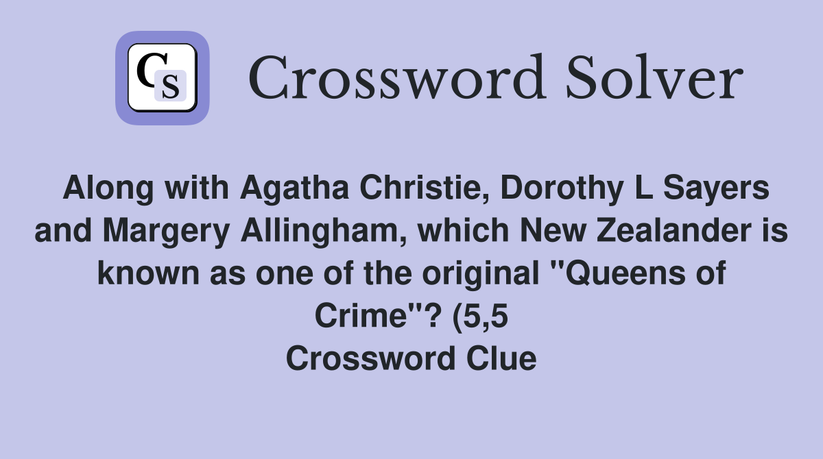 Along with Agatha Christie Dorothy L Sayers and Margery Allingham Along with Agatha Christie Dorothy L Sayers and Margery Allingham