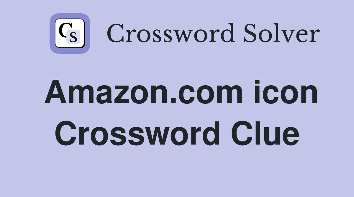 Amazon.com icon Crossword Clue