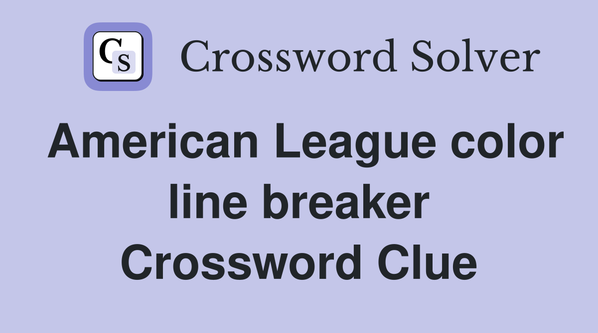 American League color line breaker Crossword Clue