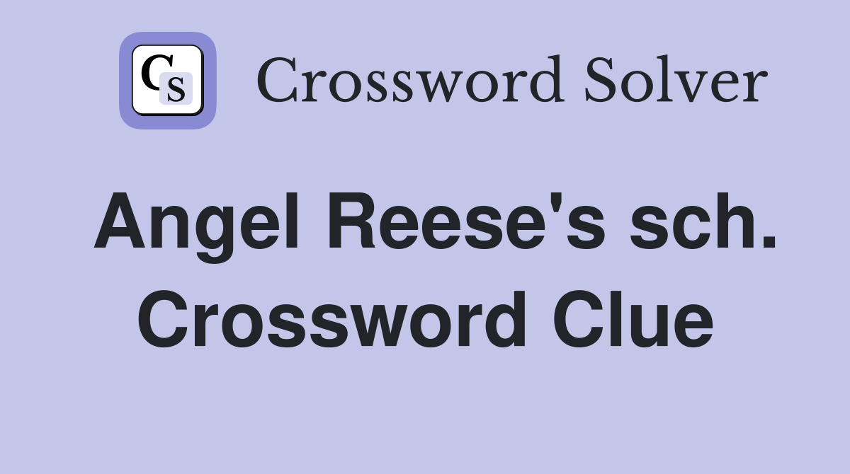 Angel Reese's sch. Crossword Clue