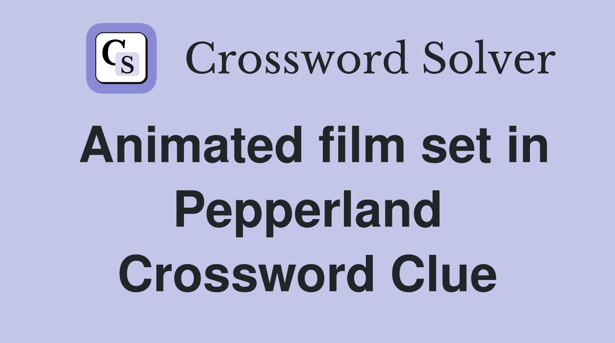 Animated film set in Pepperland Crossword Clue
