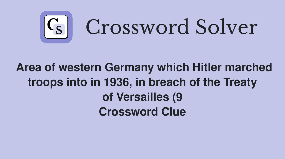 Area of western Germany whichmarched troops into in 1936 in Area of western Germany whichmarched troops into in 1936 in