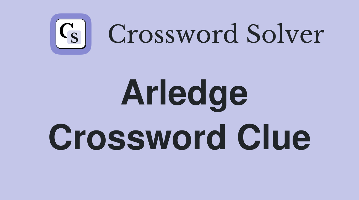 Arledge Crossword Clue