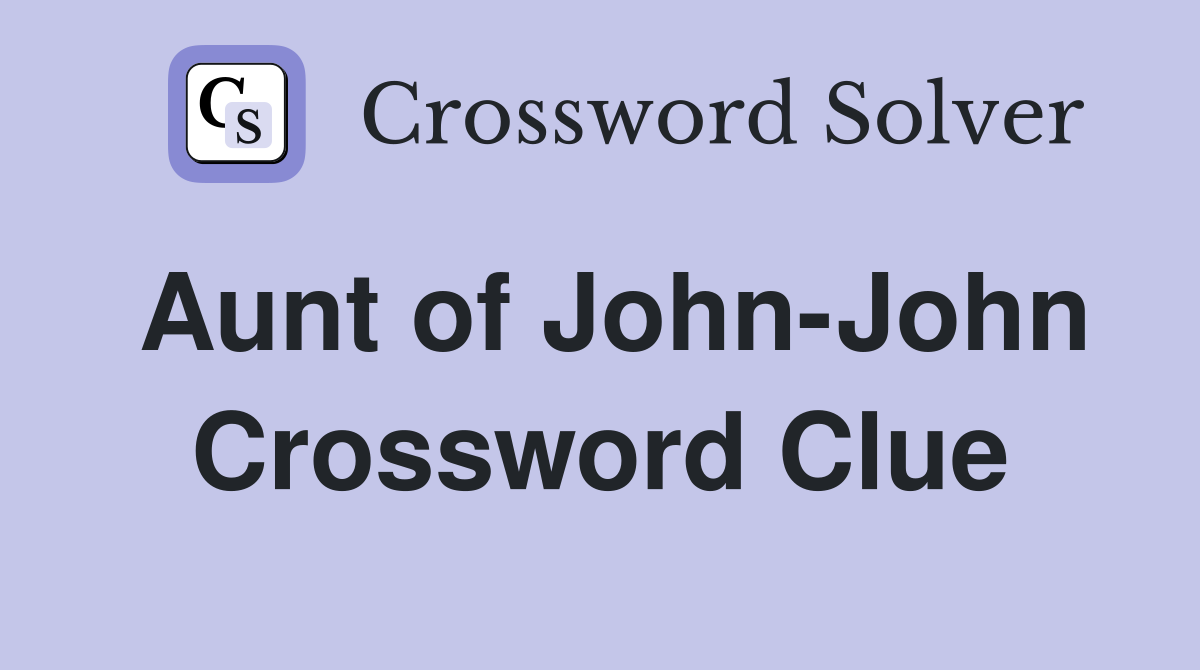 Aunt of John-John Crossword Clue