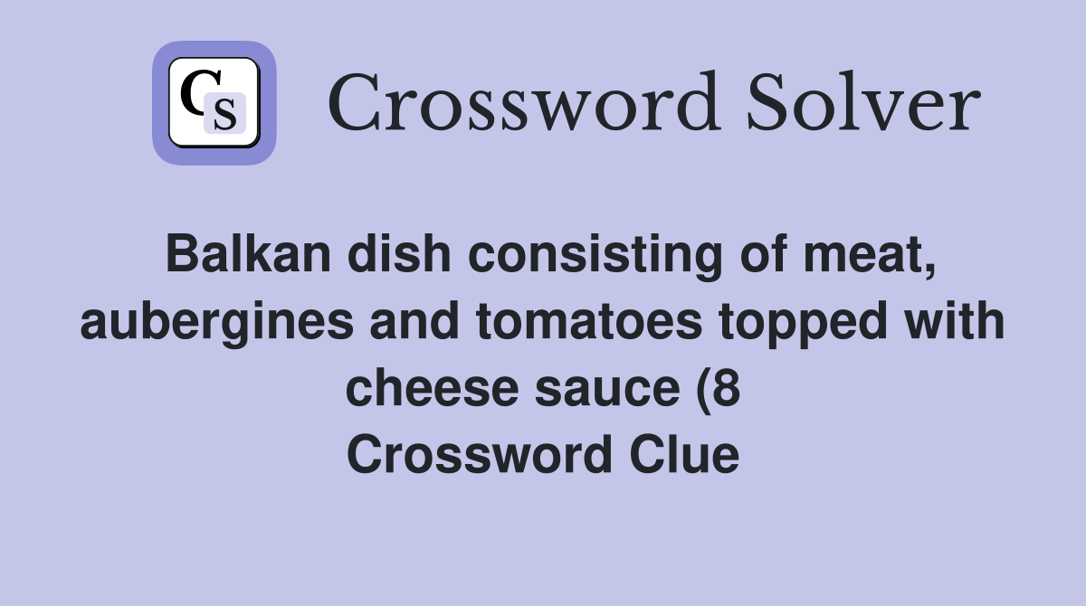 Balkan dish consisting of meat aubergines and tomatoes topped with Balkan dish consisting of meat aubergines and tomatoes topped with