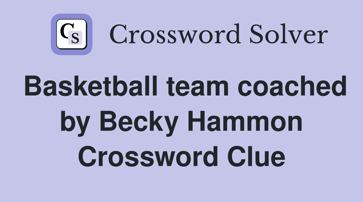 Basketball team coached by Becky Hammon Crossword Clue