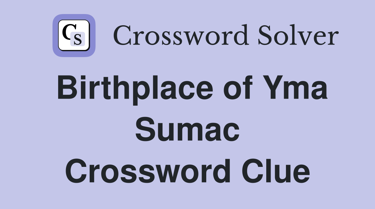 Birthplace of Yma Sumac Crossword Clue