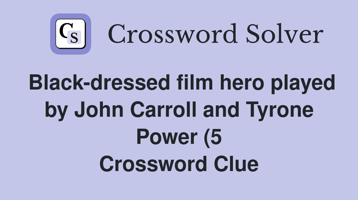 Black dressed film hero played by John Carroll and Tyrone Power (5 Black dressed film hero played by John Carroll and Tyrone Power (5