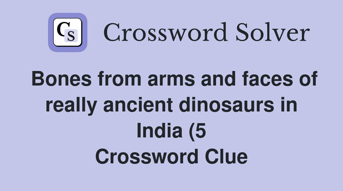 Bones from arms and faces of really ancient dinosaurs in India (5 Bones from arms and faces of really ancient dinosaurs in India (5