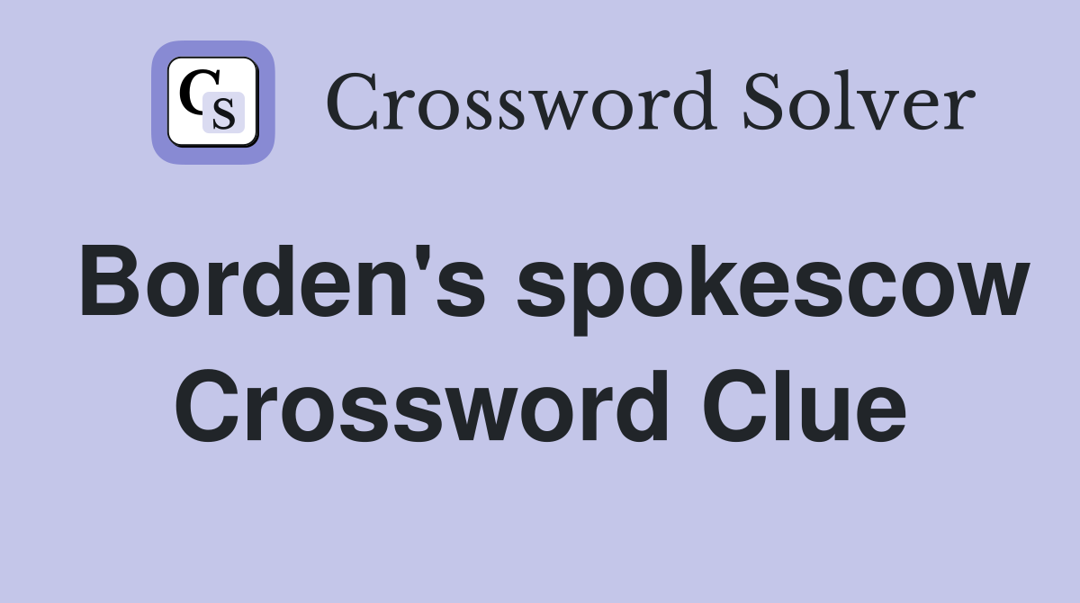 Borden's spokescow Crossword Clue