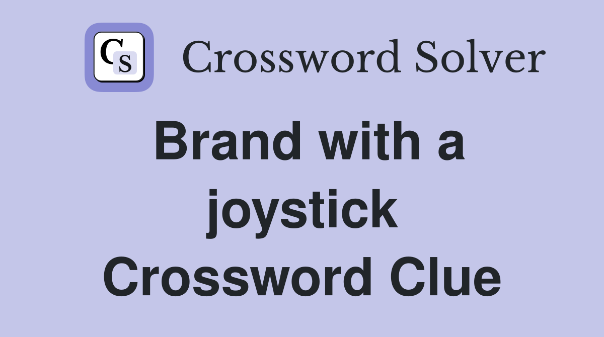Brand with a joystick Crossword Clue