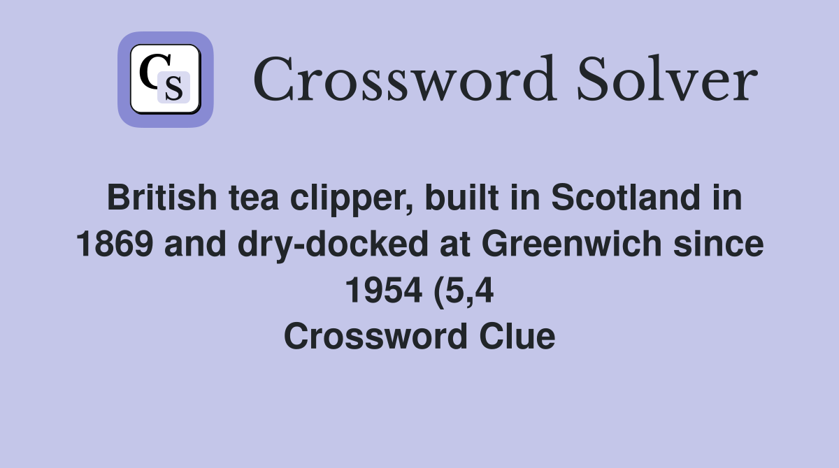 British tea clipper built in Scotland in 1869 and dry docked at British tea clipper built in Scotland in 1869 and dry docked at