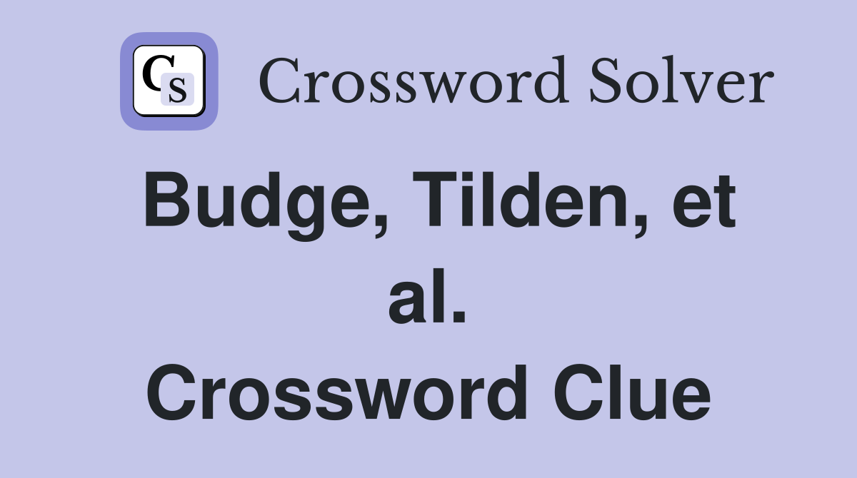 Budge, Tilden, et al. Crossword Clue