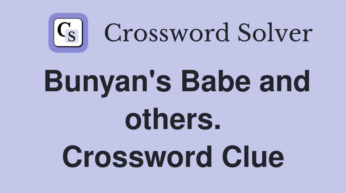 Bunyan's Babe and others. Crossword Clue