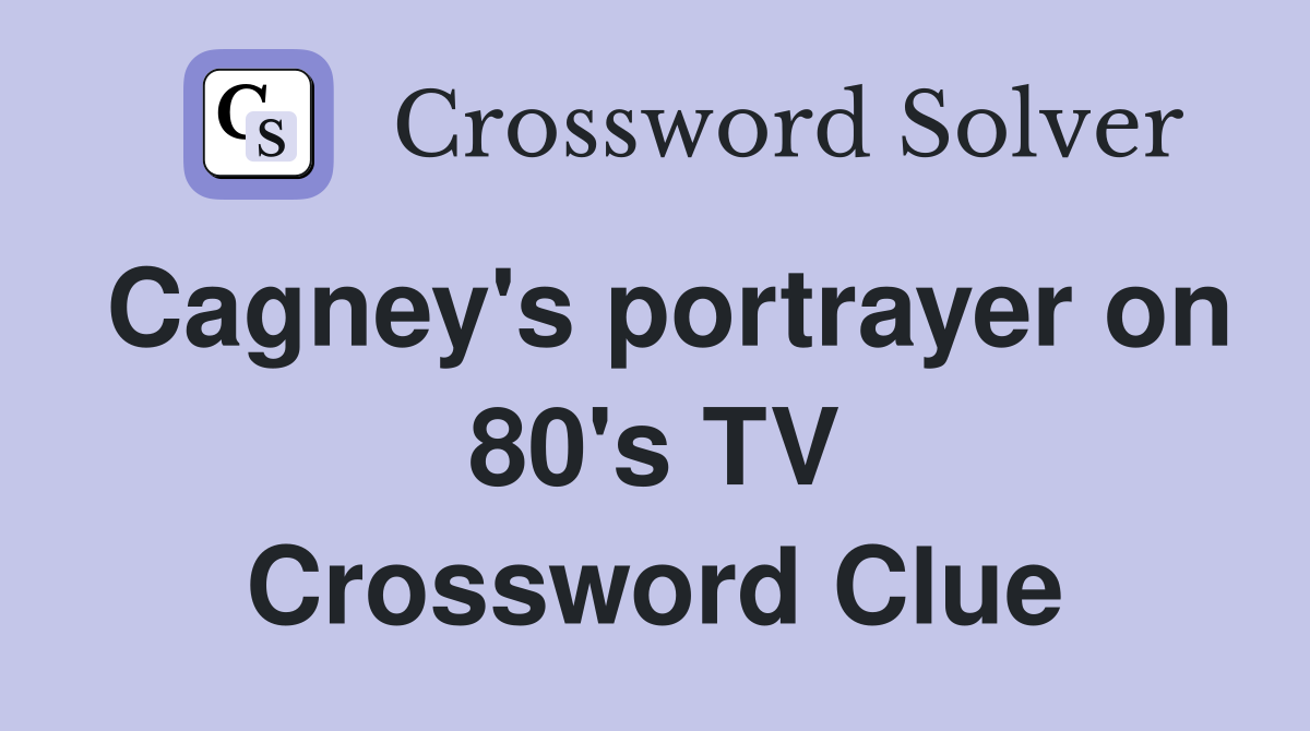 Cagney's portrayer on 80's TV Crossword Clue