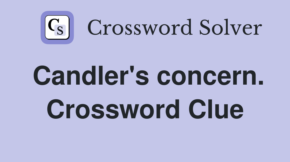 Candler's concern. Crossword Clue