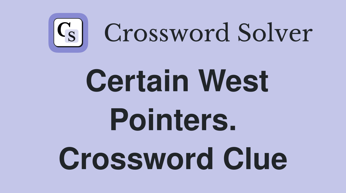 Certain West Pointers. Crossword Clue