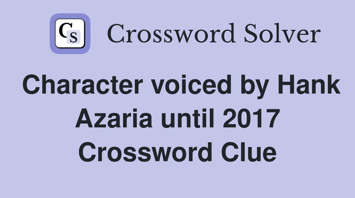 Character voiced by Hank Azaria until 2017 Crossword Clue