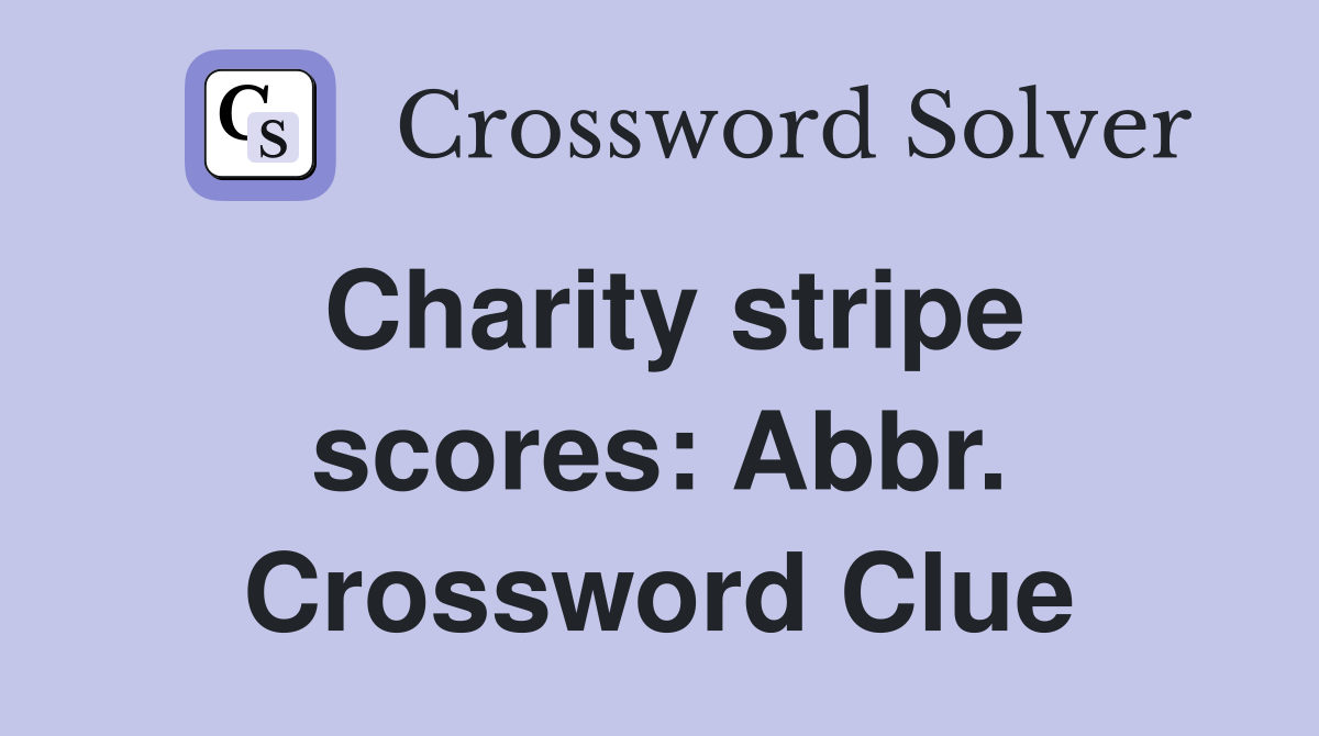 Charity stripe scores: Abbr. Crossword Clue