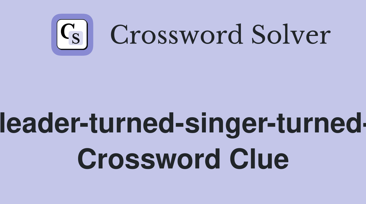 Cheerleader-turned-singer-turned-judge Crossword Clue