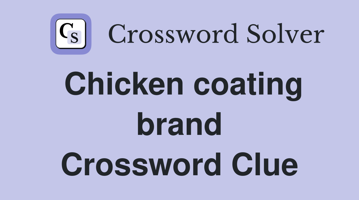 Chicken coating brand Crossword Clue